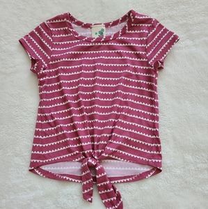 Lily Bleu Heart Tee size 4T